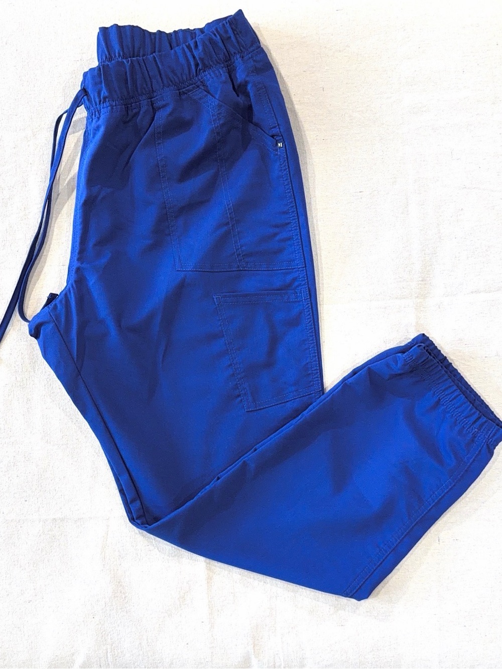Scrubstar Royal Blue Elastic Waist Cargo Joggers